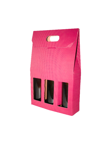 Coffret emballage de 3 bouteilles