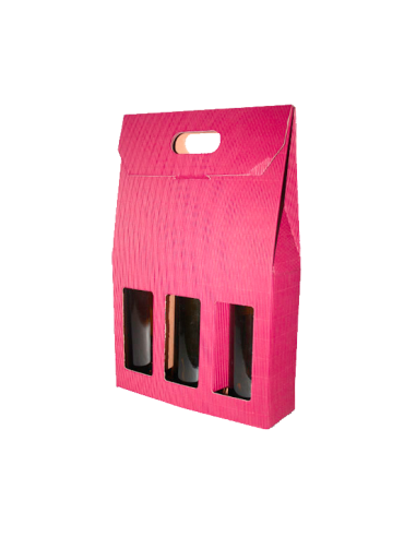 Coffret emballage de 3 bouteilles