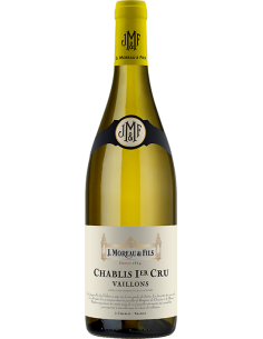 J. MOREAU | Chablis AOC 1er Cru les vaillons 0.75 L 2021(Chardonnay) Vignoble du Chablisien