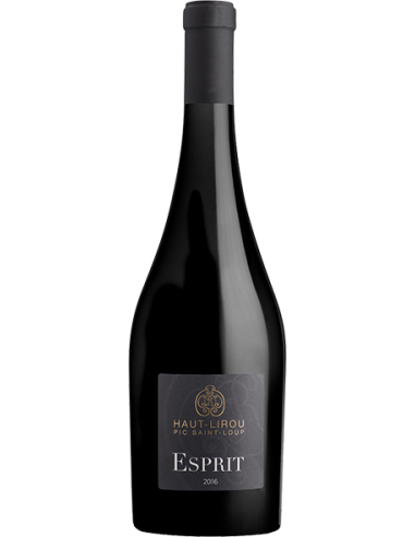 HAUT- LIROU L\' ESPRIT Rouge - 0.75 L 2020 AOP Pic Saint-Loup (75% Syrah, 20% Grenache, 5% Mourvèdre)