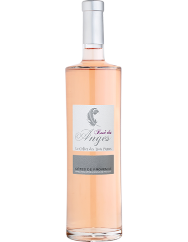 ROSE DES ANGES - Magnum 1.5 L 2022 Côtes de Provence, Notre Dame des Anges AOP Le Cellier des 3 pignes ( 33% de syrah, 66% de gr