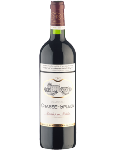 Château CHASSE SPLEEN - 0.75 L 2020 Moulis AOP Cru Bourgeois exceptionnel