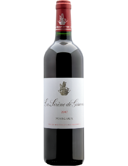 La Sirène de GISCOURS - 0.75 L 2021 AOP Margaux - 2ème vin du Château Giscours La Sirène de GISCOURS - 0.75 L 2021 AOP Margaux - 2ème vin du Château Giscours