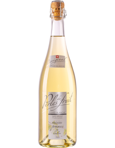 LES PERLES DE FRUIT - BLANC 0.0 ALCOOL 0.75 L