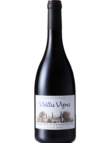 Domaine de Grangeneuve - 0.75 L 2023 Vieiles Vignes - Grignan-les-Adhémar AOC 50% de vieux Grenache noir, 50% Syrah