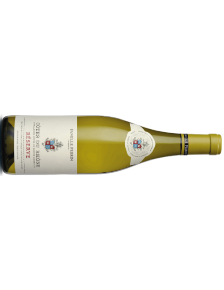 Côtes du Rhone AOC Réserve BLANC 0.75 L 2023 - Famille PERRIN  Côtes du Rhone AOC Réserve BLANC 0.75 L 2023 - Famille PERRIN