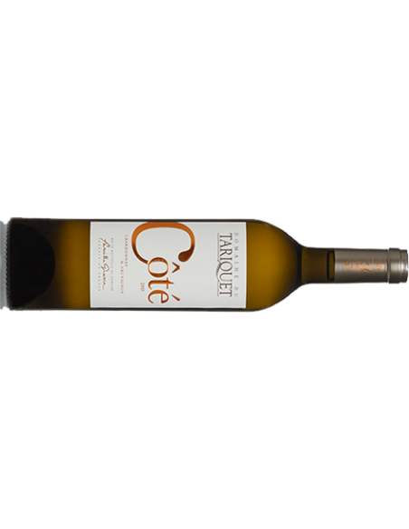 Domaine TARIQUET | COTE - 0.75 L 2022 Côtes-de-Gascogne IGP Vin de Pays. Domaine du Tariquet (50% Chardonnay, 50% Sauvignon) Domaine TARIQUET | COTE - 0.75 L 2022 Côtes-de-Gascogne IGP Vin de Pays. Domaine du Tariquet (50% Chardonnay, 50% Sauvignon)