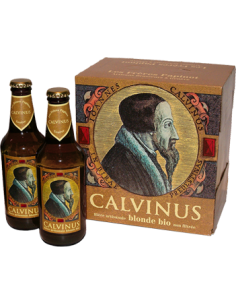 CALVINUS Blonde PACK-Six non filtrée bio - 0.33 L